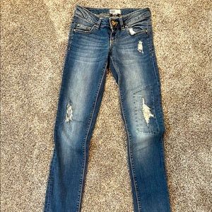 Garage jeans worn twice